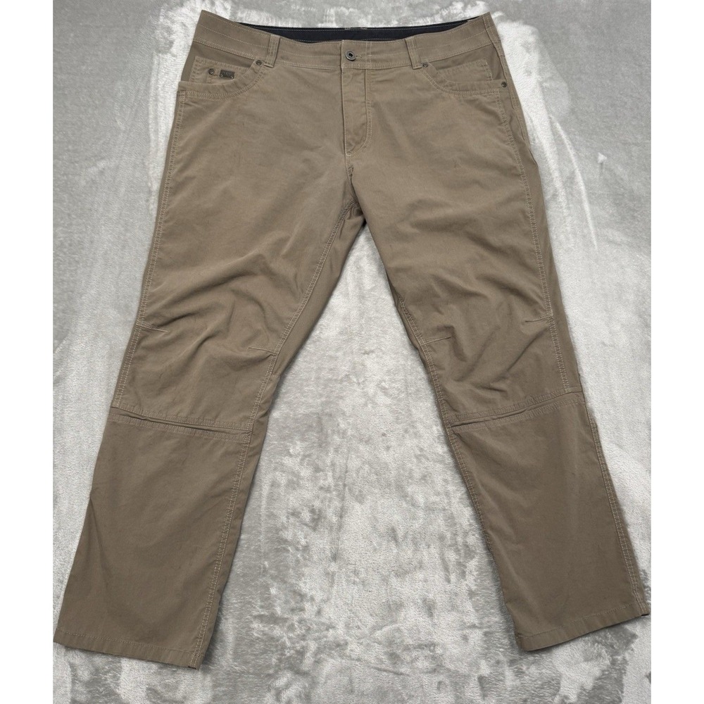 Kuhl Radikl Pants Mens 40x30 Brown Stretch Canvas Outdoor Hiking Casual Gorpcore